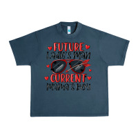 Midnight Navy future ladies man current mamas boy Urban Heavy Tee - MaliasSmallBusiness