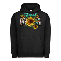 Pigment Black Blessed mom Mother's Day Urban Hoodie - FaDigitalArtStudio