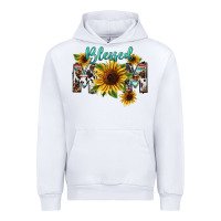 White Blessed mom Mother's Day Urban Hoodie - FaDigitalArtStudio