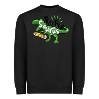 Black teacher saurus Heavyweight Sweatshirt - MaliasSmallBusiness