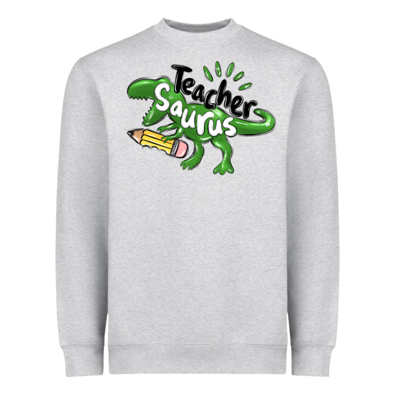 Teacher Saurus Heavyweight Sweatshirt by MaliasSmallBusiness | Teevron