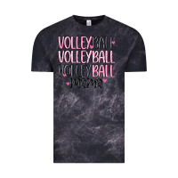 Cloud Black volleyball mama Vintage Tee - MaliasSmallBusiness