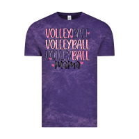 Cloud Purple volleyball mama Vintage Tee - MaliasSmallBusiness