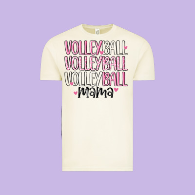 Volleyball Mama Vintage Tee Designed By Maliassmallbusiness