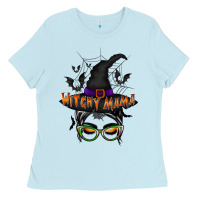 Baby Blue withcy mama Ladies Tee - RacoonDesign
