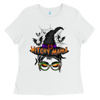 White withcy mama Ladies Tee - RacoonDesign