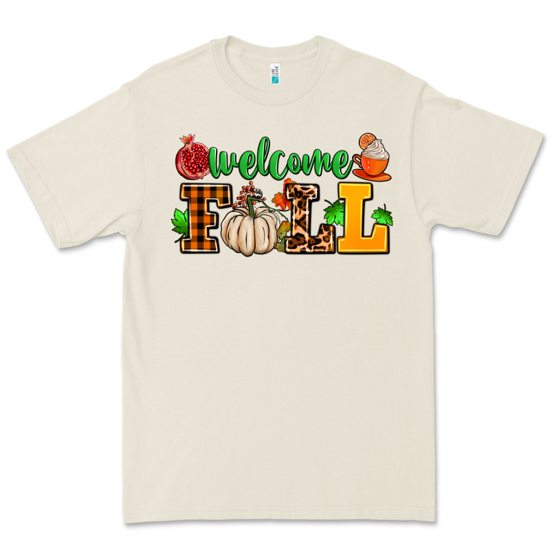 Welcome Fall Premium Tee by AdoDesignShop | Teevron