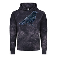 Cloud Black American Crow Vintage Hoodie - LillyAllenDesigns