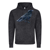 Vintage Black American Crow Vintage Hoodie - LillyAllenDesigns