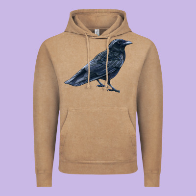 American Crow Vintage Hoodie Designed By Lillyallendesigns