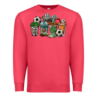 Cardinal Soccer coffee cups Premium Sweatshirt - HowdyJamesFarm