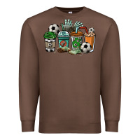 Chestnut Soccer coffee cups Premium Sweatshirt - HowdyJamesFarm