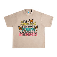 French Oak i have survived too many storms to be bothered by raindrops malia Urban Heavy Tee - MaliasSmallBusiness