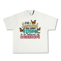 Pistachio i have survived too many storms to be bothered by raindrops malia Urban Heavy Tee - MaliasSmallBusiness