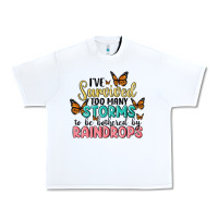 White i have survived too many storms to be bothered by raindrops malia Urban Heavy Tee - MaliasSmallBusiness