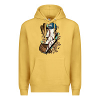 Antique Gold Lightning bolt Baseball Premium Hoodie - HowdyJamesFarm