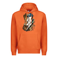 Carrot Lightning bolt Baseball Premium Hoodie - HowdyJamesFarm