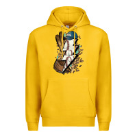 Lemon Lightning bolt Baseball Premium Hoodie - HowdyJamesFarm