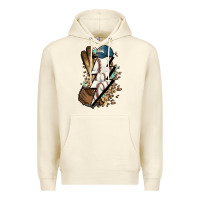 Sandshell Lightning bolt Baseball Premium Hoodie - HowdyJamesFarm