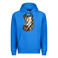 True Royal Lightning bolt Baseball Premium Hoodie - HowdyJamesFarm