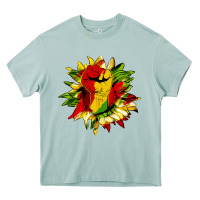Arona juneteenth sunflower Heavy Core Tee - HRA Design Shop