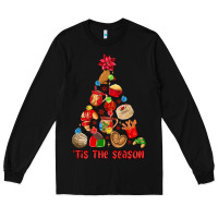 Black tis the season mexican christmas Long Sleeve Tee - MaliasSmallBusiness