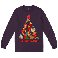 Plum tis the season mexican christmas Long Sleeve Tee - MaliasSmallBusiness