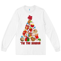 White tis the season mexican christmas Long Sleeve Tee - MaliasSmallBusiness