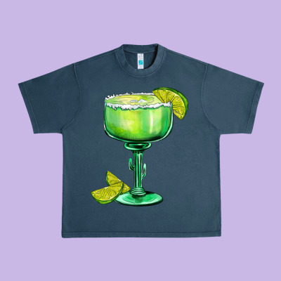 Mexican Margarita Urban Heavy Tee Designed By Adodesignshop
