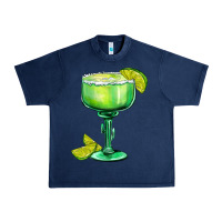 Navy mexican margarita Urban Heavy Tee - AdoDesignShop
