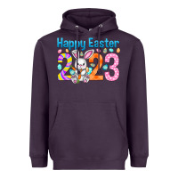 Plum Happy Easter 2023 Easter Day Heavyweight Hoodie - HowdyJamesFarm