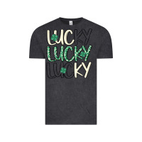 Vintage Black lucky Vintage Tee - MaliasSmallBusiness