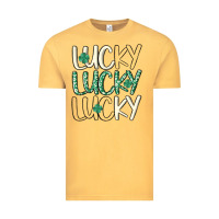 Vintage Mustard lucky Vintage Tee - MaliasSmallBusiness
