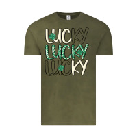 Vintage Olive lucky Vintage Tee - MaliasSmallBusiness