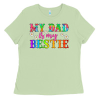 Matcha my dad is my bestie Ladies Tee - HRA Design Shop