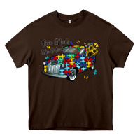 Chocolate Brown love needs no words Heavy Core Tee - CowhideDigitalArt