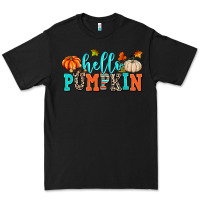 Black hello pumpkin Premium Tee - AdoDesignShop