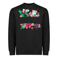 Black custom name nurse Heavyweight Sweatshirt - NancyCooperArtShop