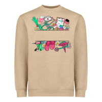 Mushroom custom name nurse Heavyweight Sweatshirt - NancyCooperArtShop