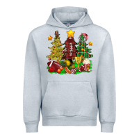 Christmas With American Football Trees Bbs Urban Hoodie | Teevron