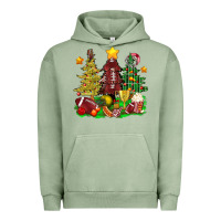 Pigment Oil Green christmas with american football trees bbs Urban Hoodie - BundleAndBundleShop