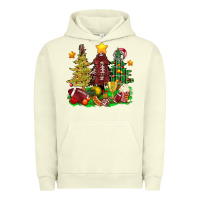 Pigment Pistachio christmas with american football trees bbs Urban Hoodie - BundleAndBundleShop