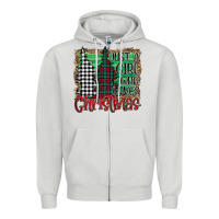 Dove Grey Just A Girl Who Loves Christmas Zipper Hoodie - Bettercallsaul