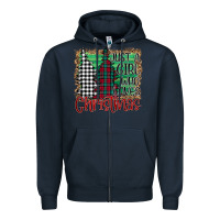 Navy Just A Girl Who Loves Christmas Zipper Hoodie - Bettercallsaul