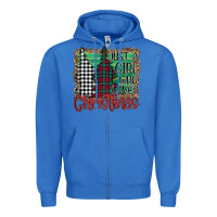 True Royal Just A Girl Who Loves Christmas Zipper Hoodie - Bettercallsaul