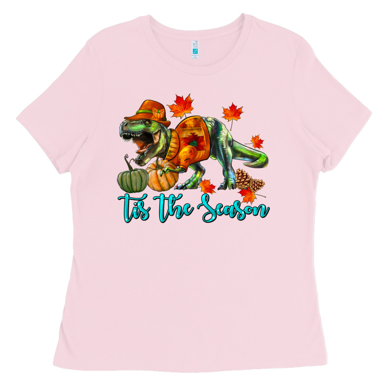 T- Rex Tis The Season Ladies Tee by RanaPortraitStore | Teevron