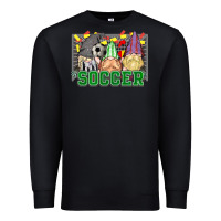 Black soccer gnomies Premium Sweatshirt - HowdyJamesFarm