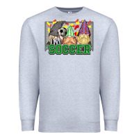 Heather Grey soccer gnomies Premium Sweatshirt - HowdyJamesFarm