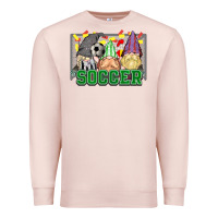 Pale Pink soccer gnomies Premium Sweatshirt - HowdyJamesFarm