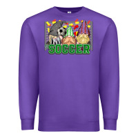 Purple soccer gnomies Premium Sweatshirt - HowdyJamesFarm